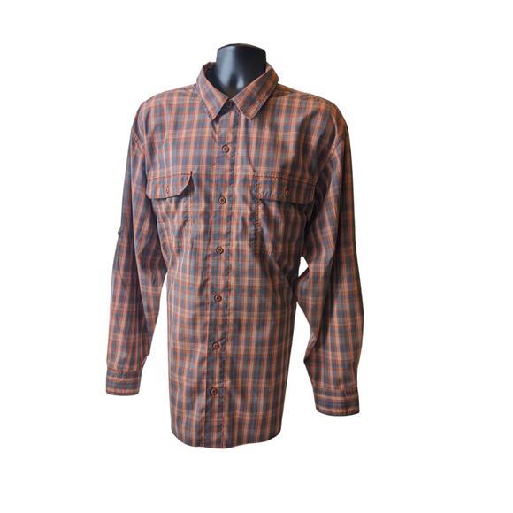 Redhead Shirt Mens 2XL Plaid Long Sleeve Button Up Hiking Outdoor Top Hunting - Picture 12 of 14